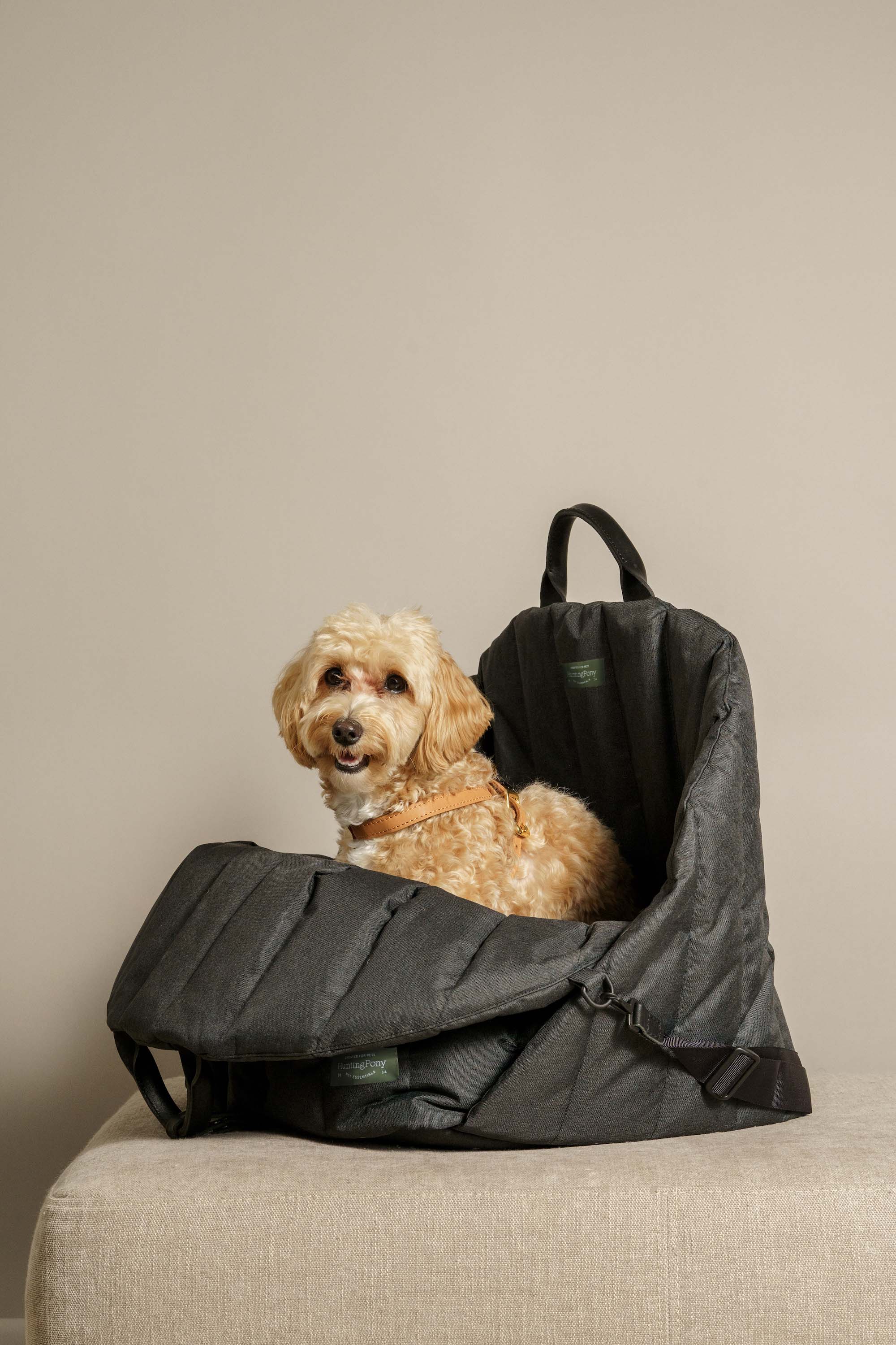 Car seat for dogs black