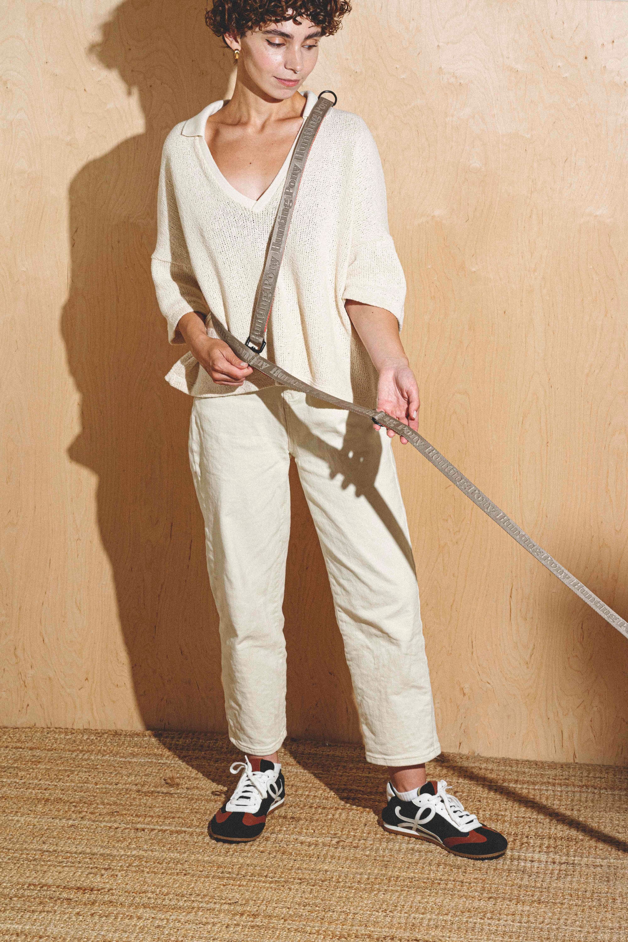 Dog-running leash Pony-Companiony Gray