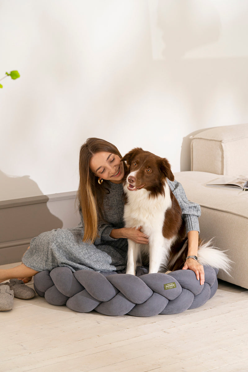 Dog bed Pony kolosony dark gray