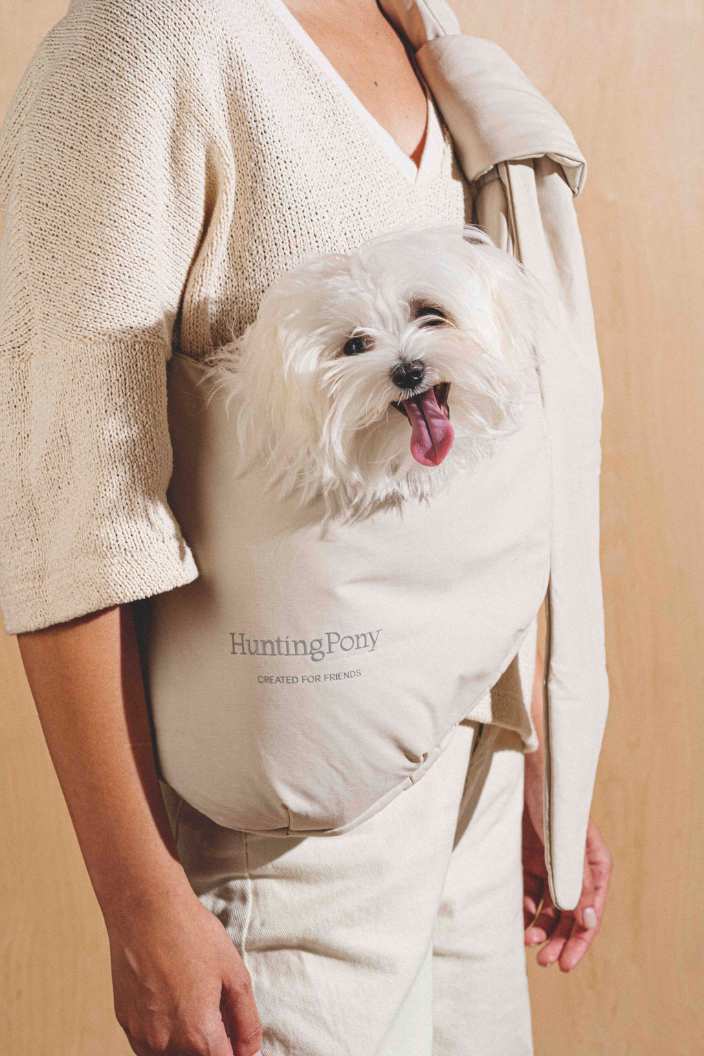 Sling-bag Pony-Kangaroony Beige