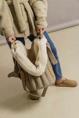 SET: Сarrying Pony bag beige + Fur case