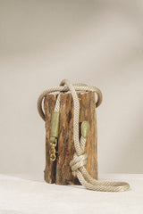 Dog leash Pony knotony Beige + Green