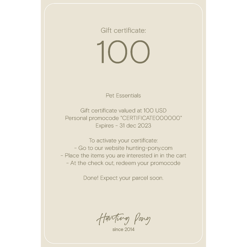 Gift Certificate