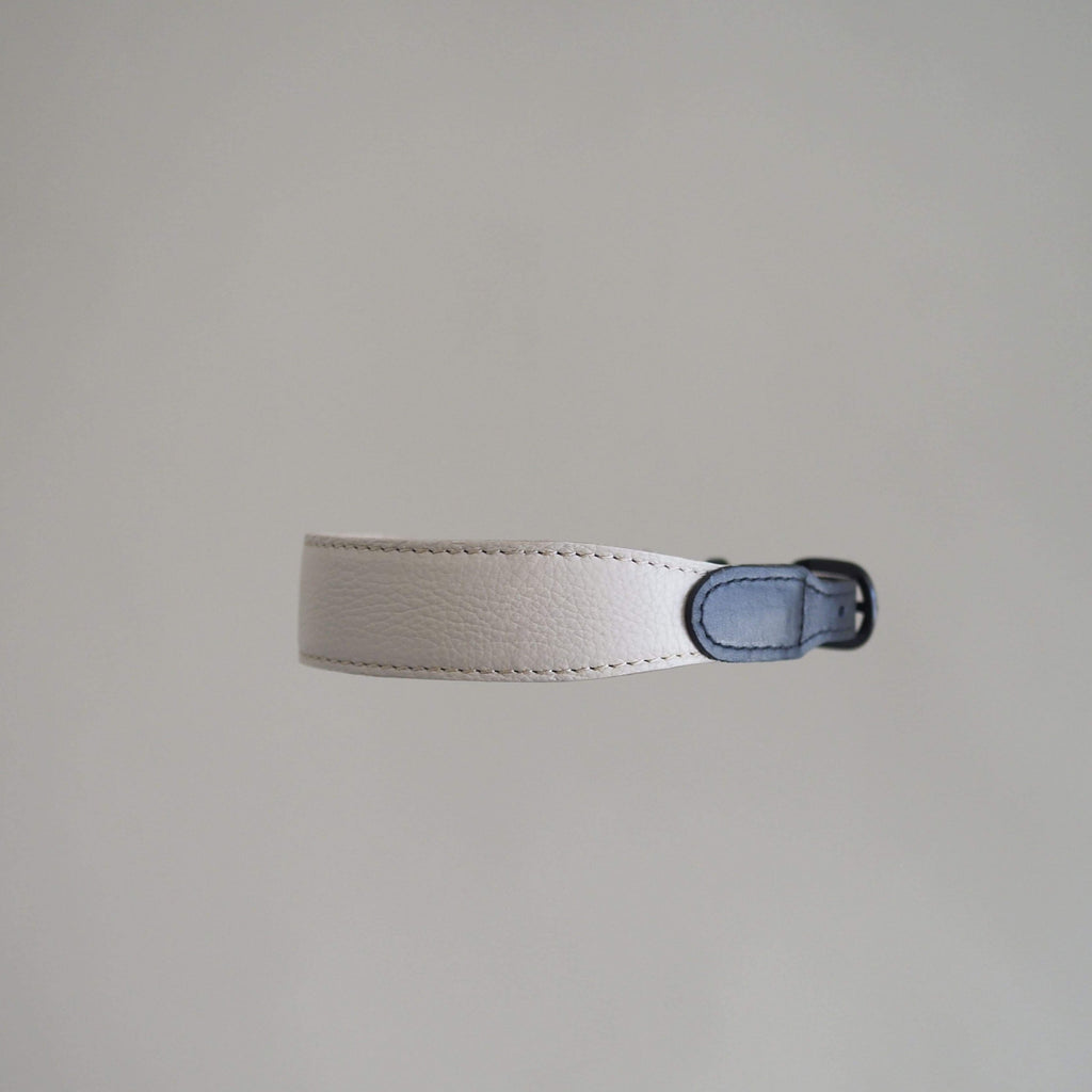 Dog collar Pony knotony beige&black