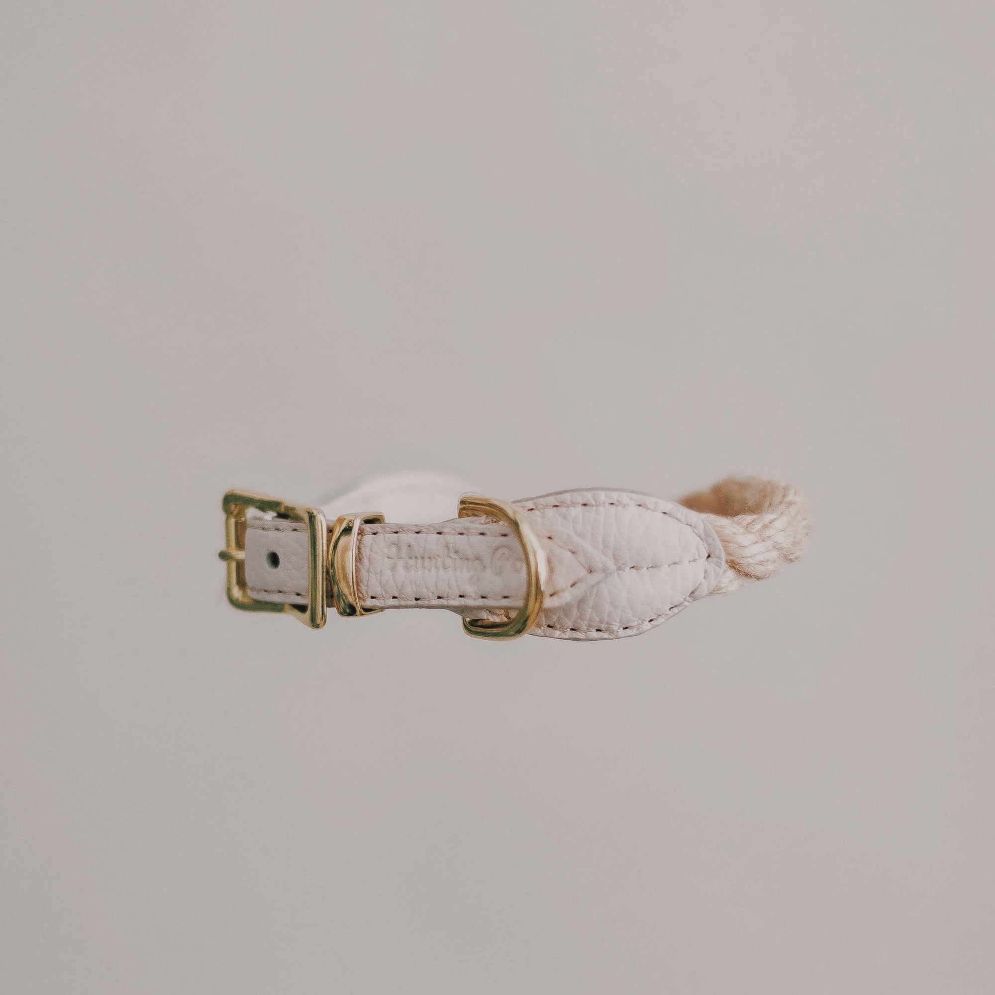 Dog collar country Pony beige