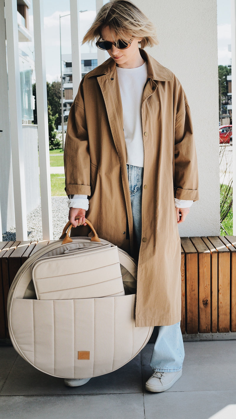 Car transportation house Pony-Autohousony beige