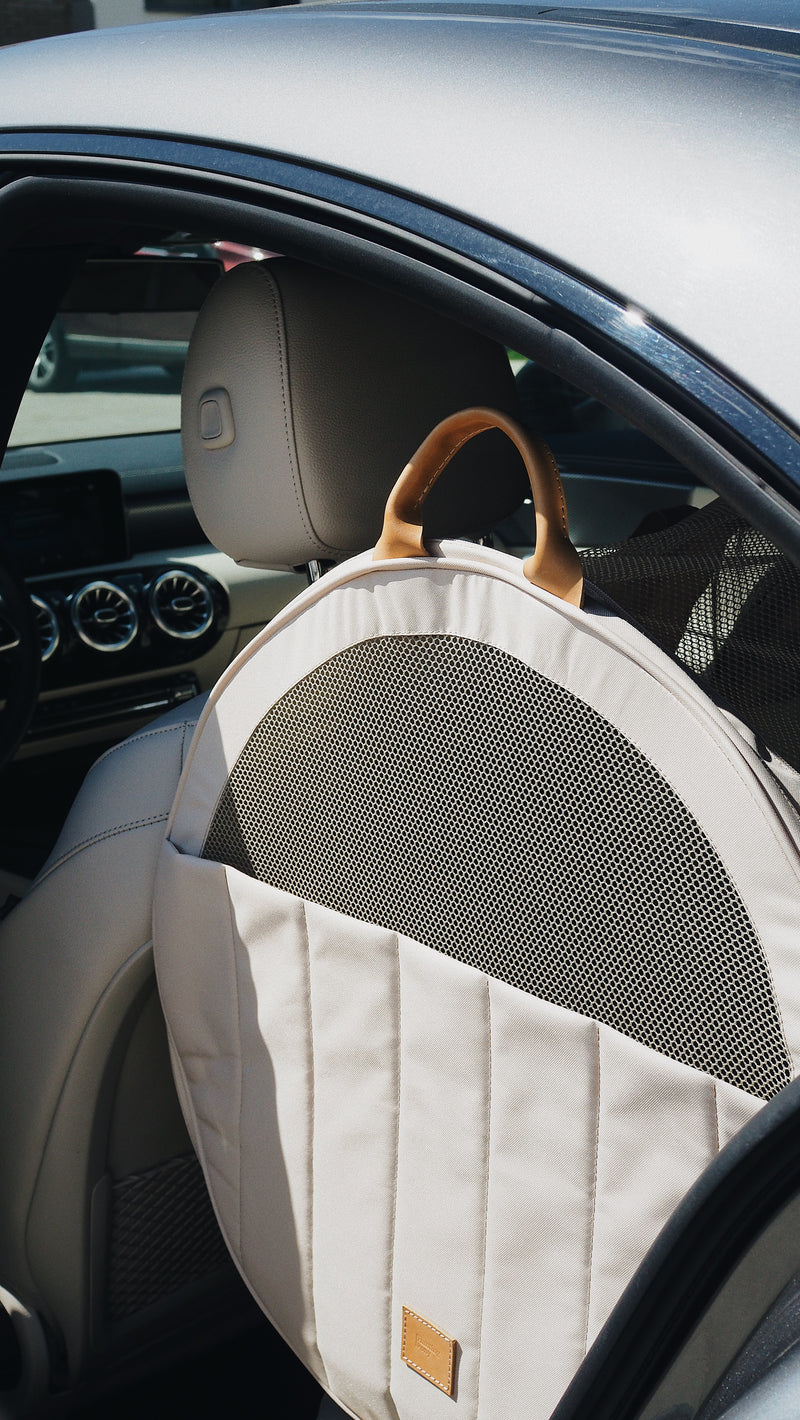 Car transportation house Pony-Autohousony beige